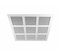 Pannello per Soffitto Sospeso 595 mm x 595 mm / 23,5" x 23,5" Griglia Quadrata per Diffusori a Soffitto con Griglia di Aerazione RP di Awenta