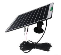 Pannello per solare 5W per Ring Doorbell Modelli 2-4 Pannello(Black)