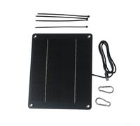 Pannello per solare 6W 12V USB-C per Telecamera Pannello per | Uscita USB-C , tensione 12V stabile, per ideale per telecamere sicurezza, luci esterne