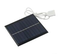 Pannello per solare 95x95mm per Luci per giardino Esterno Pannello | Alta conversione energetica, funziona con luce scarsa, nuvoloso o tramonto, potenza costante 5W