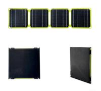 Pannello per solare ETFE Impermeabile 28W Giallo Pannello per | Tecnologia ETFE a per nido d'ape, conversione efficiente, uscita USB diretta, design pieghevole 4 volte, leggero