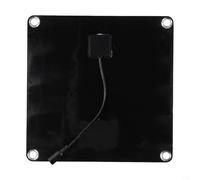 Pannello per solare Portatile 10W 12V Monocristallino Pannello | Include ventose PVC, cavo adattatore, clip coccodrillo, installazione rapida vetro