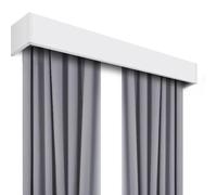 Pannello per tenda extra lunga, in alluminio resistente, con binari per il trattamento delle finestre, ideale per camera da letto e soggiorno (1,2 m)