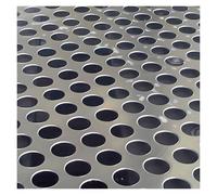 Pannello perforato in acciaio inox per la sicurezza di balconi esterni, spessore 0,6 mm, decorazione per recinzione da giardino e fattoria (0,18 x 1 m)