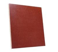 Pannello piatto in resina fenolica in bachelite rossa, foglio elettrico 2-20 mm, piastre in bachelite 4 * 4/8 * 8 pollici, fogli in resina fenolica 1 pz(4MM X 4 X 4 inch)