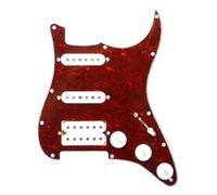 Pannello Pickup Per Chitarra Elettrica SSH, Set Completo Di Circuiti, Adatto Per Pannello Chitarra ST SN(Red)