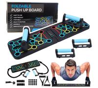 Pannello pieghevole per flessioni con bande elastiche 15 in 1