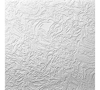 Pannello polistirolo decorativo per soffitto e parete effetto 3D isolante termico - spessore 1cm - dimensioni 50x50cm decosa, Confezione da 20mq (BERN)