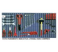 Pannello porta attrezzi 980 x 5 x 480 mm Lamiera acciaio Blu
