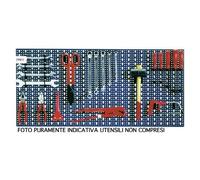 Pannello porta attrezzi 980 x 5 x 480 mm Lamiera acciaio Blu