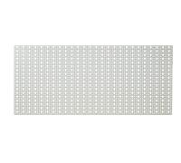 Pannello Portautensili Forato Murale Acciaio Verniciato cm 50X100 Grigio 7035