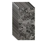Pannello posteriore da cucina, autoadesiva, effetto vetro, 10 pezzi, protezione da parete per cucina, 30 cm x 60 cm, pannello di protezione per parete posteriore da 2,5 mm, per cucina, bagno (F)