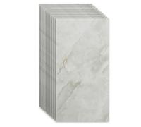 Pannello posteriore da cucina, autoadesivo, effetto vetro, 10 pezzi, protezione da parete per cucina, 30 cm x 60 cm, pannello di protezione posteriore da 2,5 mm, pellicola in PVC per cucina, bagno (B)