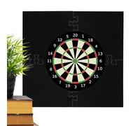 Pannello posteriore per freccette, bersaglio surround - 4 pezzi di rivestimento da parete quadrato per bersaglio da 18 pollici per sala giochi, bordo per freccette, protezione da parete