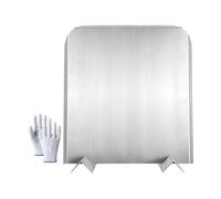 Pannello posteriore per - Riflettore di calore in acciaio per, protezione invernale da parete per caffè, appartamento, soggiorno, camera degli ospiti, studio, casa vacanze