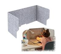 Pannello privacy da scrivania, divisori pieghevoli per ufficio, riduce il rumore e le distrazioni visive, perfetto per call center e aree di studio, altezza 50,8 cm