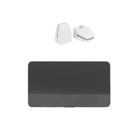 Pannello Privacy,Pannello for la privacy traslucido del desktop,con clip for centri di assistenza studenti, uffici, biblioteche, aule e biblioteche(Blue,120cmX30cm)