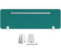 Pannello privacy verticale con porta carte per tavolo per ridurre il rumore e le distrazioni visive, verde 30 x 60 cm, perfetto per uffici e aree di studio
