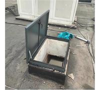 Pannello protettivo for porta di accesso con copertura antipioggia for lucernario grigio, solo apertura interna, con doppie aste di supporto idrauliche(35x35in(88.9x88.9cm))