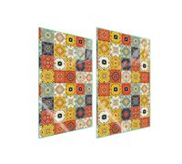 PANNELLO PROTETTIVO IN VETRO PER CUCINA 2x35x52 MOSAICO