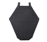 Pannello Protettivo Tattico per L'inguine, Tasca Protettiva con Inserti MOLLE Tagliati Al Laser, Pannello di Protezione Militare Espandibile, per Softair Caccia Paintball e Cosplay(Black)