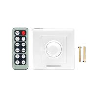Pannello PWM 86 a infrarossi a 12 tasti DC5-24V Supporta il controller dimmer continuo con manopola manuale temporizzata for strisce luminose monocromatiche a LED