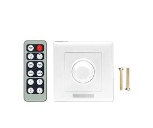 Pannello PWM 86 a infrarossi a 12 tasti DC5-24V Supporta il controller dimmer continuo con manopola manuale temporizzata for strisce luminose monocromatiche a LED