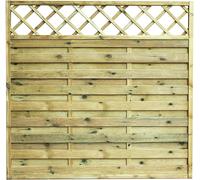 Pannello quadrato 180x180 cm in legno di pino impregnato Barriera frangivento Quadro Lasa