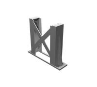 Pannello Rack Mount 1U per Router Mikrotik HEX POE - Supporto Keystone