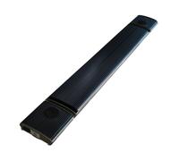 Pannello Radiante Riscaldante ad Infrarossi 97x18,9x6,7 cm 1000W con Cassa Bluetooth Sined Nero