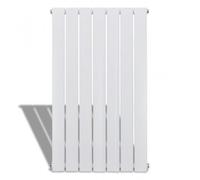 Pannello Radiante vitaXL 620W 542x900mm Bianco Acciaio Installazione Verticale