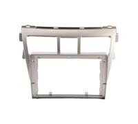 Pannello Radio 2 Din Per Toyota Per Yaris Per Vios 2006-2012 Unità Di Testa Android Auto Radio Kit Telaio Belta Stereo Dash Fascia Trim Bezel Faceplate Kit Montaggio Autoradio(Frame-silver)