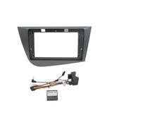 Pannello Radio Decoder Box Canbus A 16 Pin Per Seat Per Leon Mk2 2005-2012 Cablaggio 9 Pollici 22,86 Cm Cornice Pannello Cruscotto Android Mascherina Telaio Adattatore(RHD Whole set)