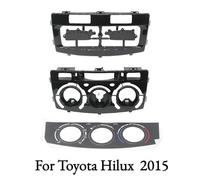 Pannello radio stereo Adattatore per mascherina per autoradio/compatibile con Toyota Hilux | Trim cruscotto manuale e automatico | Kit di installazione radio(2007-2014 AT)