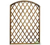PANNELLO RAMPICANTI GRIGLIA GRATA LEGNO PINO IMPREGNATO ARCO 90X180CM