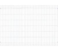 Pannello Recinzione Modulare Cancellata Rete Metallica Elettrosaldata Medium Bianca cm 200 x 102 h
