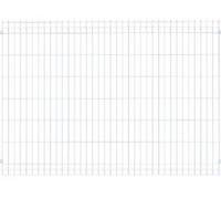 Pannello Recinzione Modulare Rete Metallica Elettrosaldata Medium Bianca