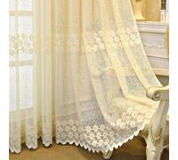 Pannello Rete Tendine Floreale Pizzo Tulle Velo Finestra Drappo Divisore Camera