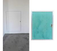 Pannello rettangolare invisibile di accesso Porta di servizio in alluminio per cartongesso per impianto idraulico del bagno Design durevole e senza cuciture Facile installazione perfetta per la