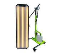 Pannello riflettente per lampada a LED PDR, strumenti per la riparazione di ammaccature, luce PDR resistente con supporto regolabile, 2 modalità di illuminazione(Green)