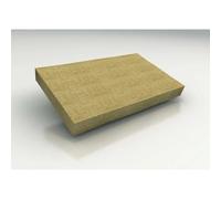 Pannello rigido in lana di roccia Sp. 80 mm 1000x600 mm marrone 4 pz Marrone