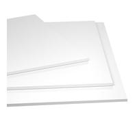 Pannello Rigido in PVC Pannello in Plastica Solida Cloruro di Polivinile Bianco for Utilizzo nel Settore Edile, Spessore 6 mm(100mm x 100mm)