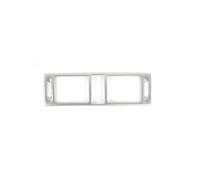 Pannello Rivestimento Console Copertura Decorativa Per Presa D'aria Condizionata Per Console Centrale In Acciaio Inossidabile Per Benz Classe C W204 2007 2008 2009 2010