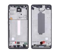 Pannello Schermo Del Telefono Cornice LCD Cornice Anteriore Alloggiamento Telaio Centrale Parti Di Riparazione Del Telefono Mobile Per Samsung A52s 5G SM-A528 - Nero