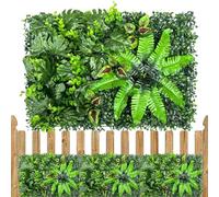 Pannello Sfondale Parete Piante Artificiali | Recinzione Privacy Per Tutte Le Stagioni | Pannello Per Parete Con Artificiale | Per Interni Ed Esterni Centro Commerciale Caffè Ristorante Matrimonio Gia