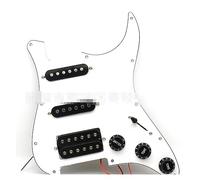 Pannello Singolo Singolo Doppio Con Gruppo Circuito Pickup Pannello SSH Set Completo Di Pickup Pick-up Con Regolazione 2T1V (Color : Bk pickup)