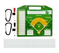 Pannello softball magnetico per piroghe, fermacarte da baseball magnetico per allenatori - Presseball per canottaggio cancellato a secco | Dashboard riutilizzabile con 2 ganci, pennarello per tab