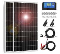 Pannello Solare 100W 12V Monocristallino, Fotovoltaico, Camper, Casa