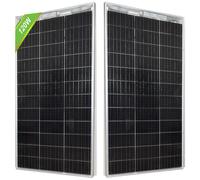 pannello solare 120W 18V Pannello solare trasparente bifacciale per batterie 12V, fotovoltaico per camper barca camper