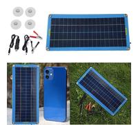 Pannello Solare 12V 20W per Ricarica Eco Friendly di Batterie Auto e Marine